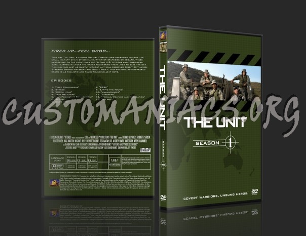 The Unit - Season 1 dvd cover