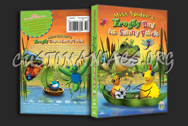 Miss Spider's: Froggy Day in Sunny Patch dvd cover