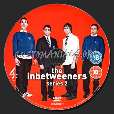 The Inbetweeners Season 2 dvd label