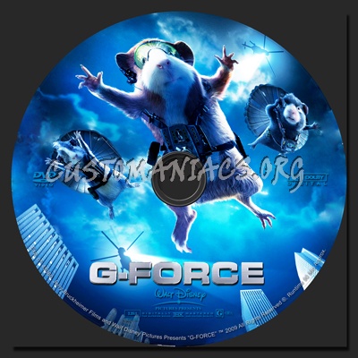 G-Force dvd label