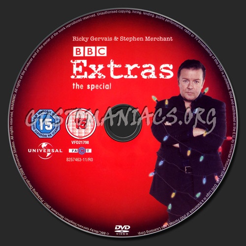 Extras the special dvd label