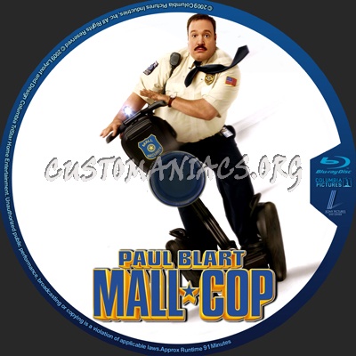 Mall Cop blu-ray label