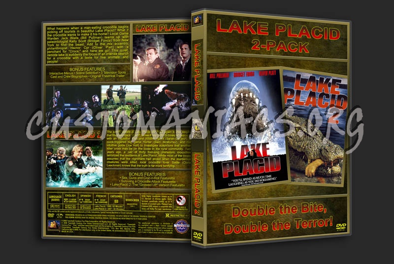 Lake Placid/Lake Placid 2 Double Feature dvd cover