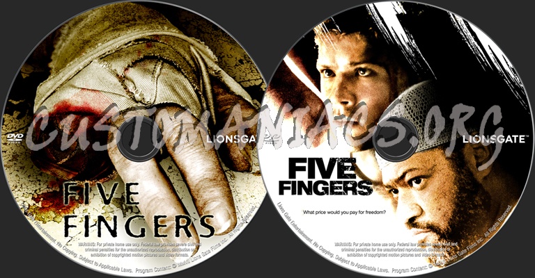 Five Fingers dvd label