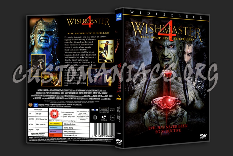 Wishmaster 4 dvd cover