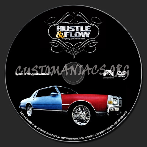 Hustle & Flow dvd label