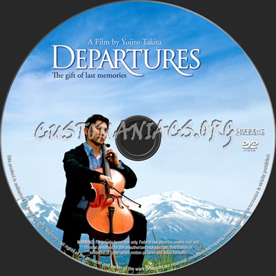 Departures (Okuribito) dvd label