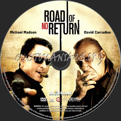 Road of No Return dvd label