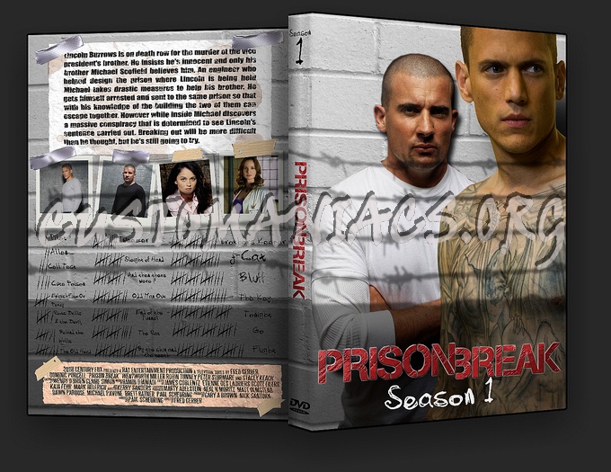 Prison Break 1 dvd cover