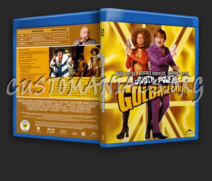 Austin Powers Goldmember blu-ray cover