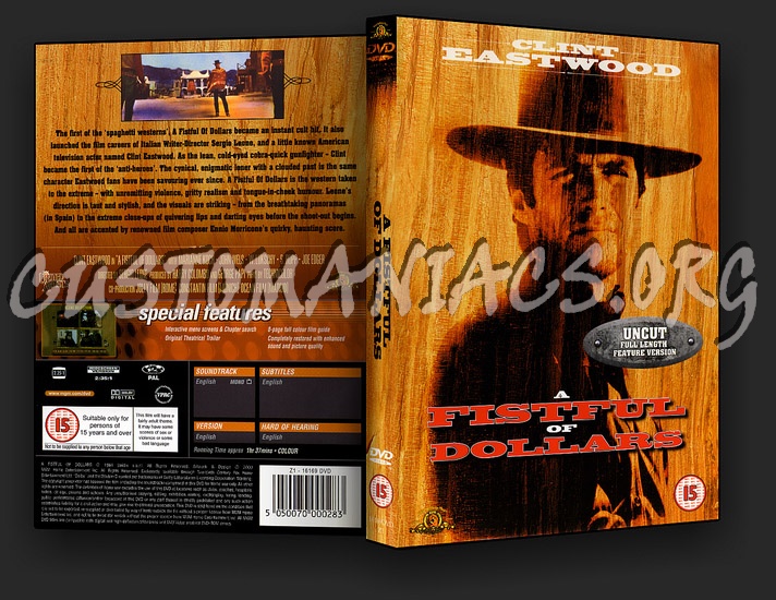 A Fistful of Dollars dvd cover