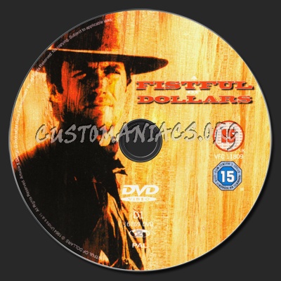 A Fistful of Dollars dvd label