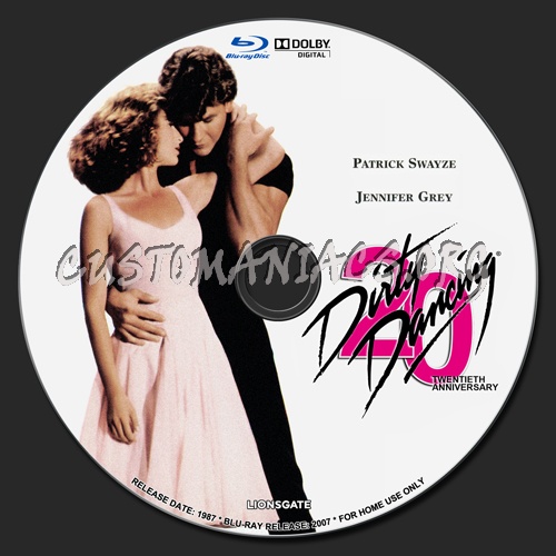 Dirty Dancing blu-ray label