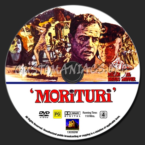 Morituri dvd label