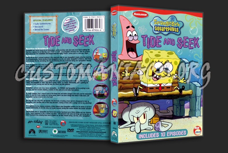 Spongebob Squarepants, Tide And Seek dvd cover