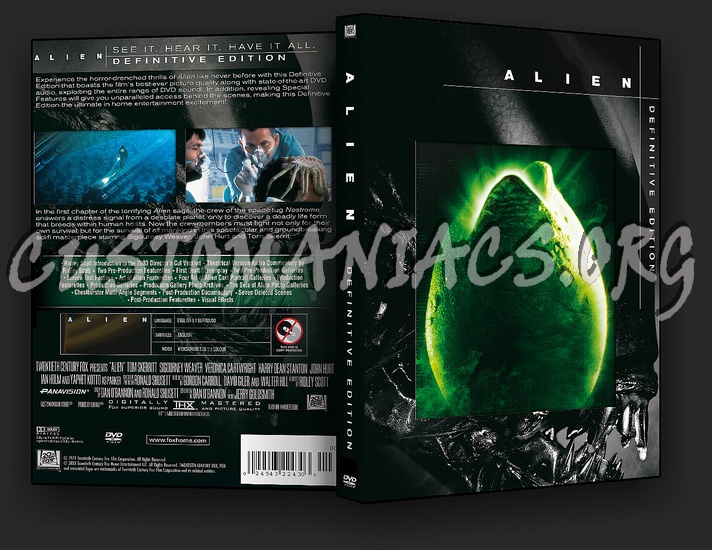 Alien Collection Definitive Edition dvd cover