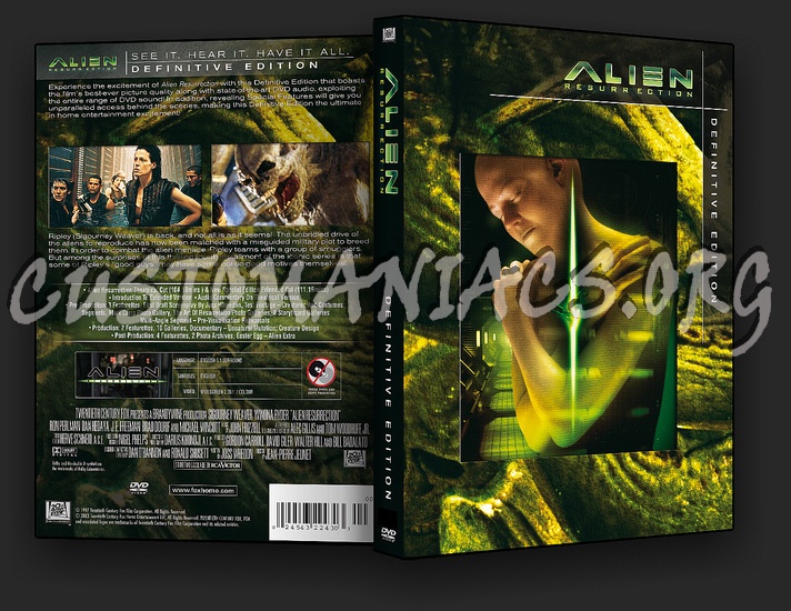 Alien Collection Definitive Edition dvd cover