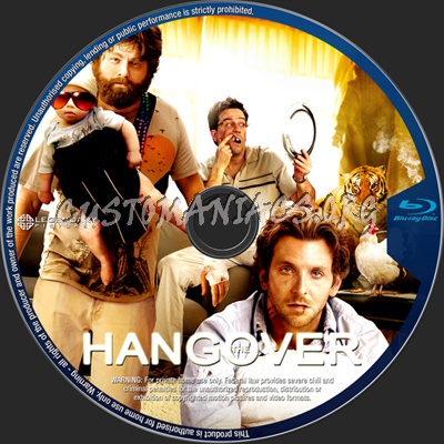 The Hangover blu-ray label