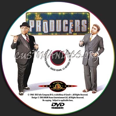 The Producers dvd label