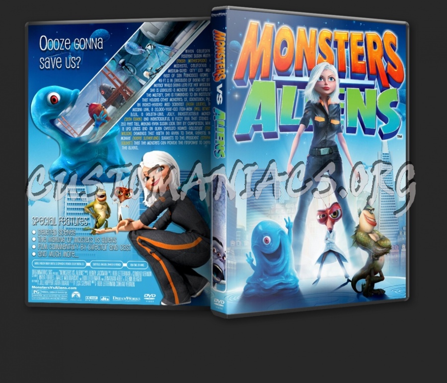 Monsters vs Aliens dvd cover