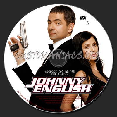 Johnny English dvd label