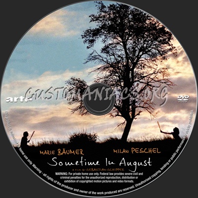 Sometime In August dvd label