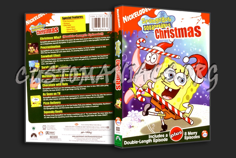 Spongebob Squarepants, Christmas dvd cover