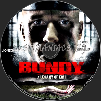Bundy A Legacy Of Evil dvd label