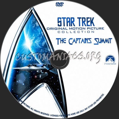The Captain's Summit dvd label
