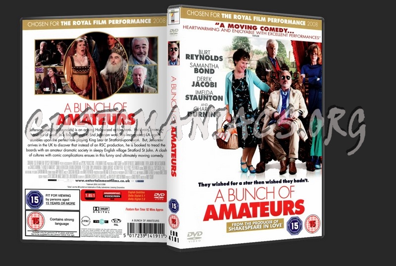 A Bunch Of Amateurs dvd cover