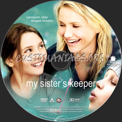 My Sister's Keeper dvd label