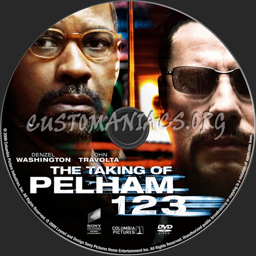 The Taking of Pelham 1 2 3 dvd label