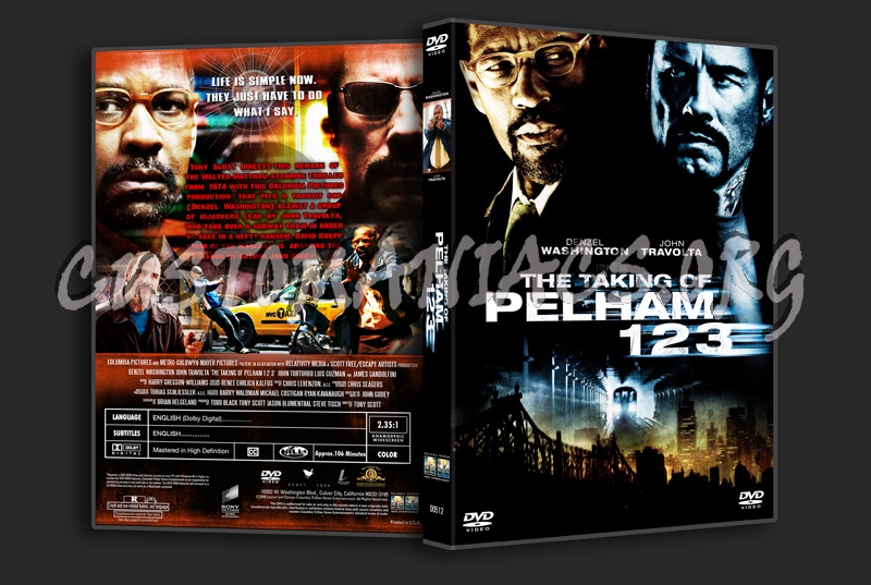 The Taking of Pelham 1 2 3 dvd cover