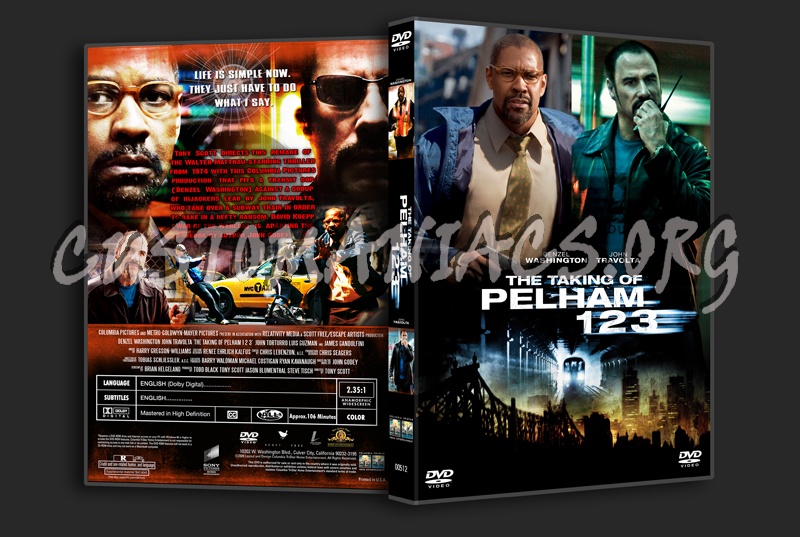 The Taking of Pelham 1 2 3 dvd cover