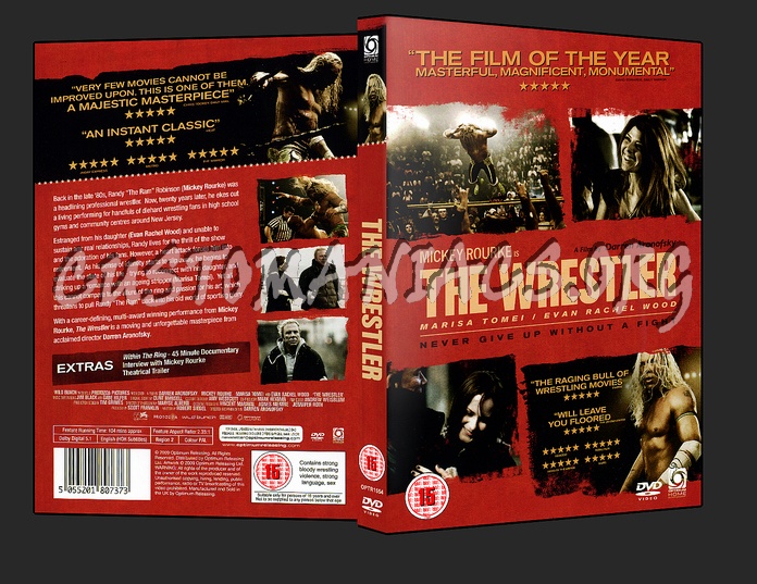 The Wrestler dvd cover
