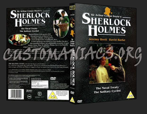 Sherlock Holmes The Naval Treaty - The Solitary Cyclist dvd cover