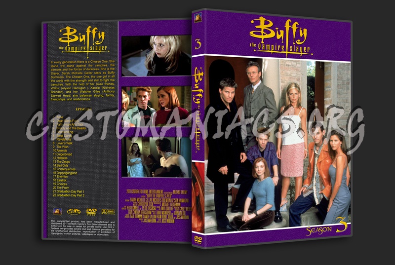 Buffy The Vampire Slayer dvd cover