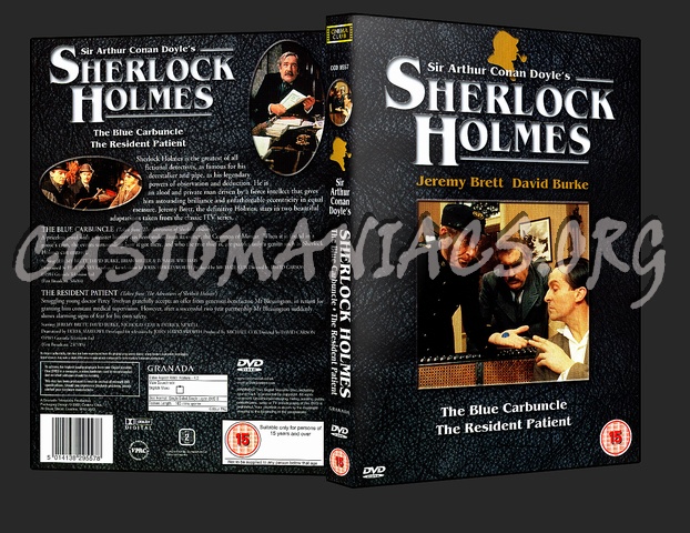 Sherlock Holmes The Blue Carbuncle - The Resident Patient dvd cover