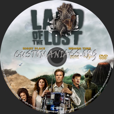 Land of the Lost dvd label