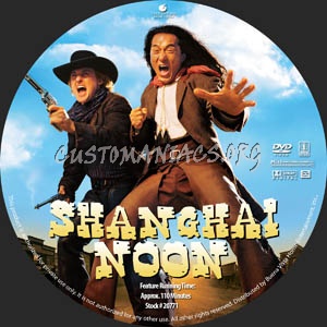 Shanghai Noon dvd label