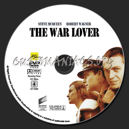 The War Lover dvd label