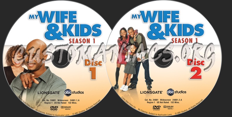 My Wife & Kids Season 1 dvd label