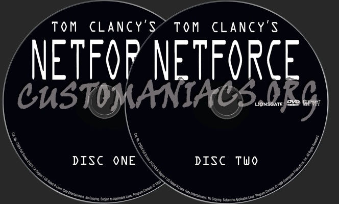 Netforce dvd label