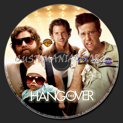 The Hangover dvd label