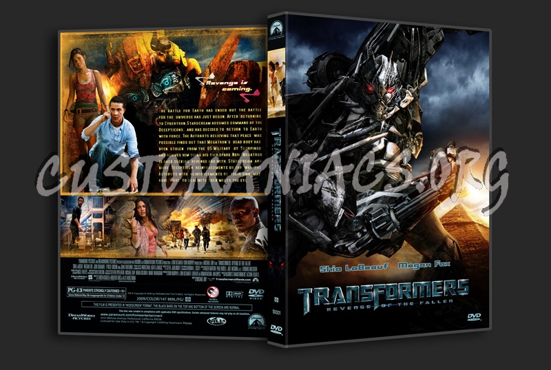 Transformers Revenge of the Fallen dvd cover