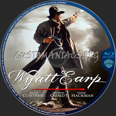 Wyatt Earp blu-ray label