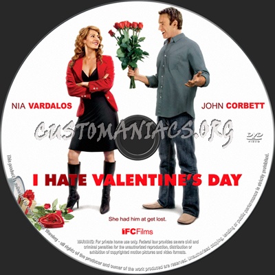 I Hate Valentine's Day dvd label