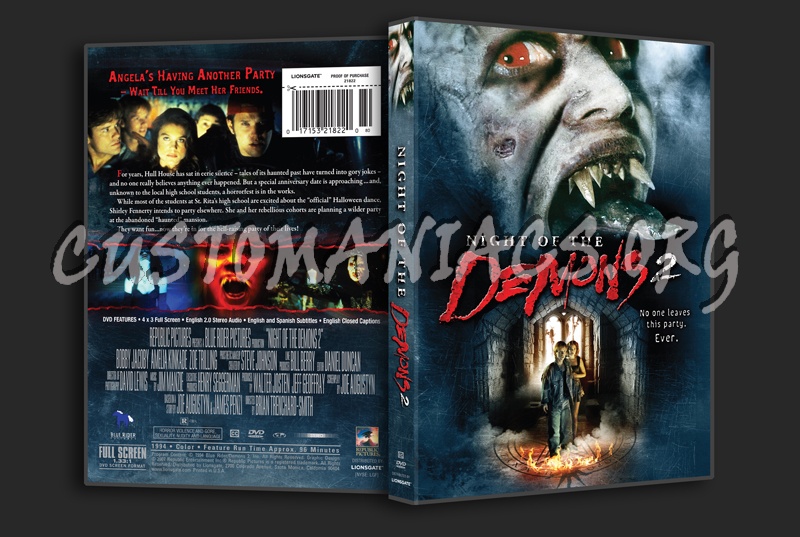 Night of the Demons 2 dvd cover