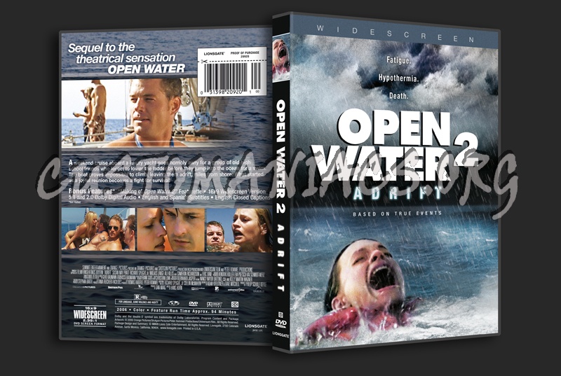 Open Water 2 Adrift dvd cover
