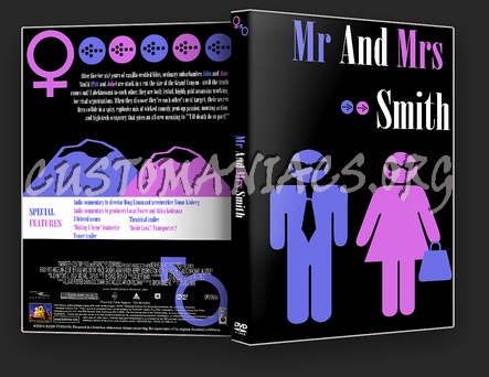 Mr & Mrs Smith dvd cover
